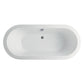 Vanity Art 67.7 in. x 30.7 in. Freestanding Soaking Bathtub, VA6836