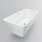 Vanity Art 67 in. x 29.5 in. Freestanding Soaking Bathtub, VA6820