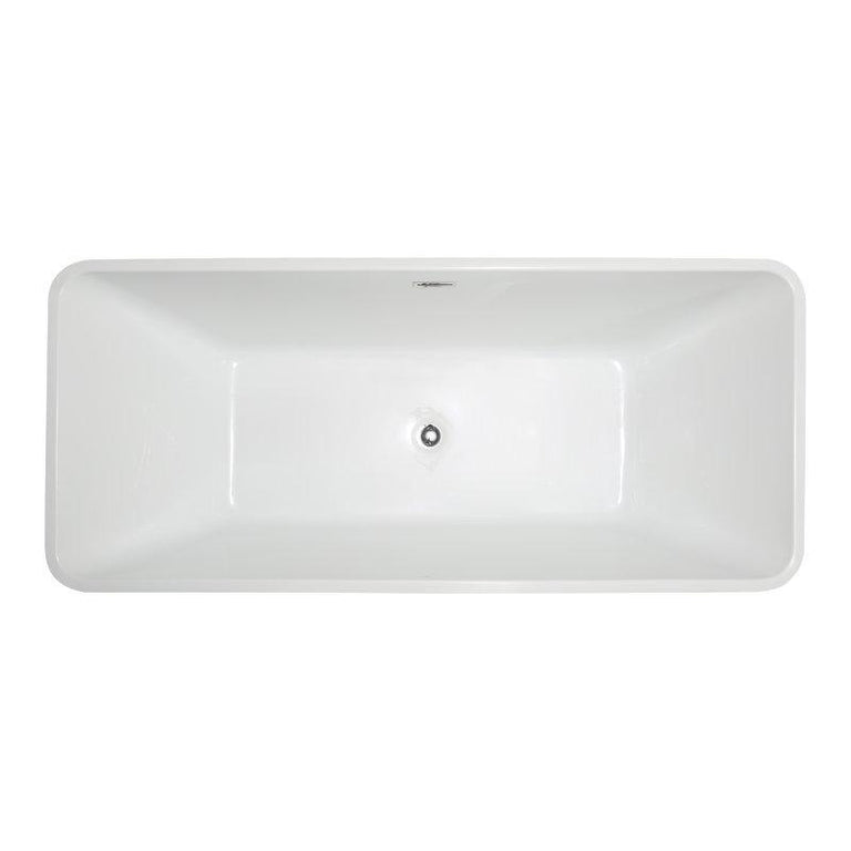 Vanity Art 67 in. x 29.5 in. Freestanding Soaking Bathtub, VA6820