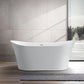 Vanity Art 67 in. x 29 in. Freestanding Soaking Bathtub, VA6805