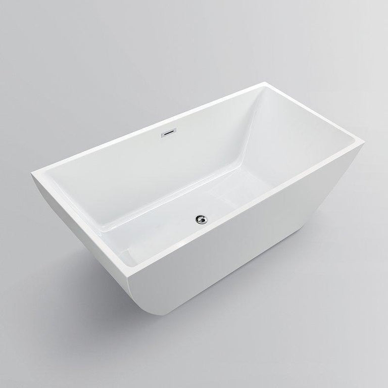 Vanity Art 67 in. x 31.5 in. Acrylic Freestanding Soaking Bathtub, VA6821-L