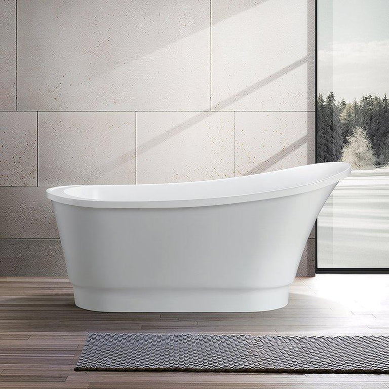 Vanity Art 67 in. x 31.5 in. Freestanding Soaking Bathtub, VA6803