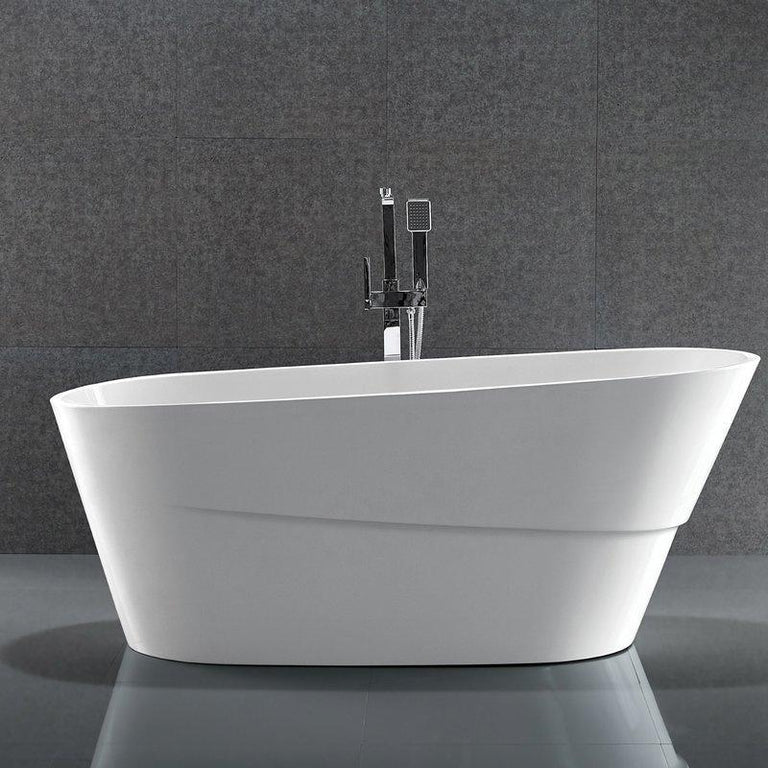 Vanity Art 67 in. x 31 in. Acrylic Freestanding Soaking Bathtub, VA6521