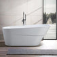 Vanity Art 67 in. x 31 in. Acrylic Freestanding Soaking Bathtub, VA6521