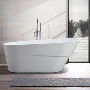 Vanity Art 67 in. x 31 in. Acrylic Freestanding Soaking Bathtub, VA6521