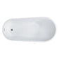 Vanity Art 67 in. x 31 in. Acrylic Freestanding Soaking Bathtub, VA6521