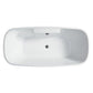 Vanity Art 67 in. x 31 in. Freestanding Soaking Bathtub, VA6835-L