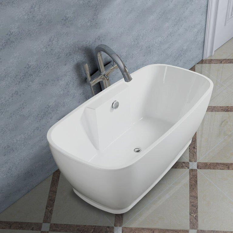 Vanity Art 67 in. x 31 in. Freestanding Soaking Bathtub, VA6835-L