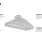 ZLINE 46 in. Width Wall Mount Range Hood Insert (18 in. Depth), 698-46