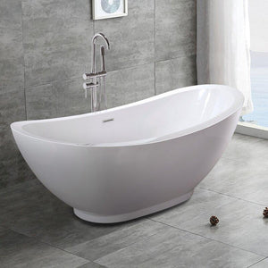 Vanity Art 69 in. x 32 in. Freestanding Soaking Bathtub, VA6516