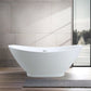 Vanity Art 69 in. x 32 in. Freestanding Soaking Bathtub, VA6516