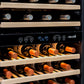 NewAir 24 In. Built-In 160 Bottle Dual Zone Wine Cooler, AWR-1600DB