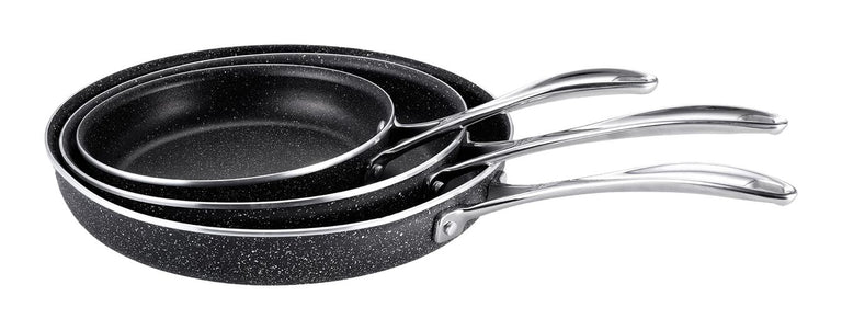 Henckels Capri 10-Piece Non Stick Granitium Cookware Set ,Black