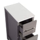 Vanity Art 60 in. Double Sink Vanity Cabinet with Ceramic Sink & Mirror - Grey, VA3024-60G