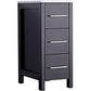 Vanity Art 48 in. Single Sink Vanity Cabinet with Ceramic Sink & Mirror - Espresso, VA3024-48E
