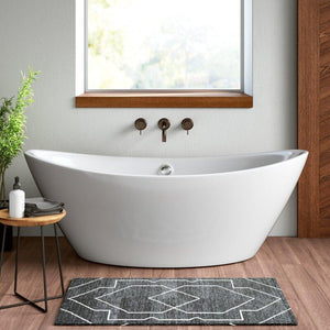 Vanity Art 71 in. x 34 in. Freestanding Soaking Bathtub, VA6807
