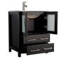 Vanity Art 60 in. Double Sink Vanity Cabinet with Ceramic Sink & Mirror - Espresso, VA3024-60E