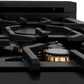 ZLINE 30 in. Professional Gas Burner/Electric Oven in Black Stainless Steel with Brass Burners, RAB-BR-30