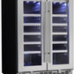 Danby Silhouette Napa 24 in. 42 Bottle Capacity Dual-Zone Wine Cooler, DWC047D1BSSPR