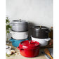 Staub 4 Qt. Cast Iron Round Dutch Oven in Black
