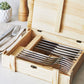 ZWILLING Steak Dinner 12pc Stainless Steel Steak Knife Set in Wood Presentation Box