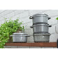 Staub 0.75 Qt. Cast Iron Round Dutch Oven in Graphite Grey