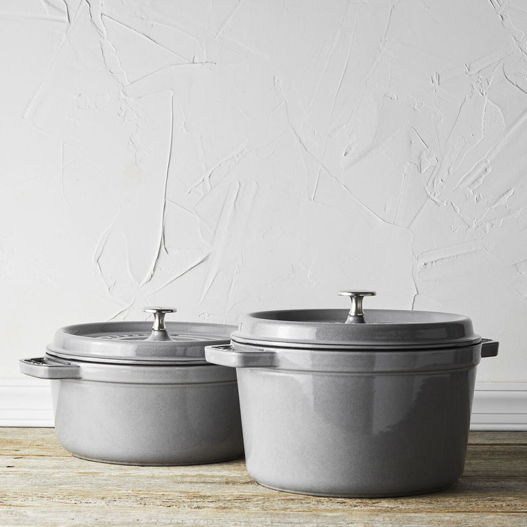 Staub 5 Qt. Cast Iron Tall Dutch Oven in Graphite