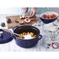 Staub 4 Qt. Cast Iron Round Dutch Oven in Dark Blue