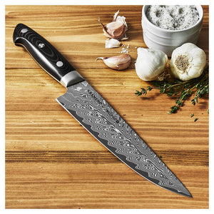 ZWILLING 8" Narrow Chef's Knife, Kramer - EUROLINE Stainless Damascus Collection Series