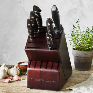 ZWILLING 7pc Knife Block Set, Kramer - EUROLINE Stainless Damascus Collection Series
