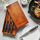 ZWILLING 4pc Steak Knife Set, Kramer - EUROLINE Stainless Damascus Collection Series