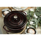 Staub 5.5 Qt. Cast Iron Round Dutch Oven in Grenadine