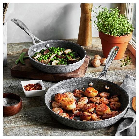 ZWILLING 2pc Aluminum Nonstick Fry Pan Set, Vitale Series