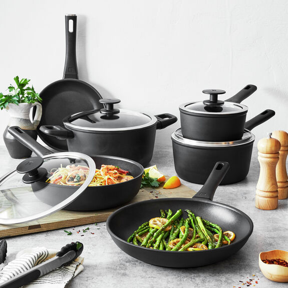 Zwilling Madura Plus Forged Nonstick Cookware Set, 10-Piece