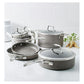 Henckels 10pc Aluminum Nonstick Cookware Set, Capri Granitium Series
