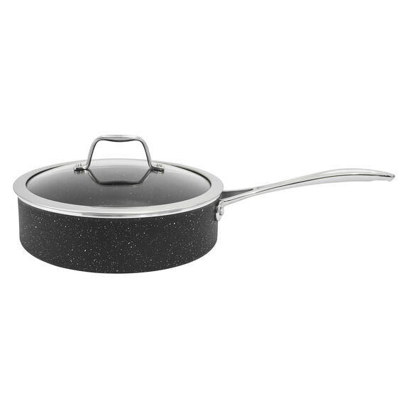 The Rock by Starfrit 3 Piece Cookware Set with Riveted Cast Stainless