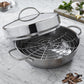 Demeyere 4pc Stainless Steel Stovetop Smoker Set, Resto Series