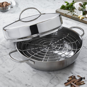 Demeyere 4pc Stainless Steel Stovetop Smoker Set, Resto Series
