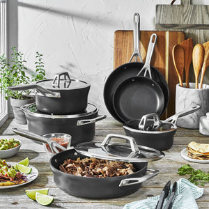 ZWILLING 10pc Aluminum Hard Anodized Nonstick Cookware Set, Motion Series