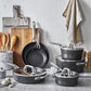 ZWILLING 10pc Aluminum Hard Anodized Nonstick Cookware Set, Motion Series