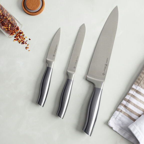 Henckels 3pc Starter Knife Set, Graphite Series