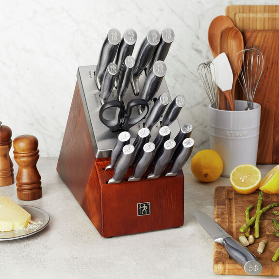 Henckels 20pc Self-Sharpening Knife Block Set, Graphite Series