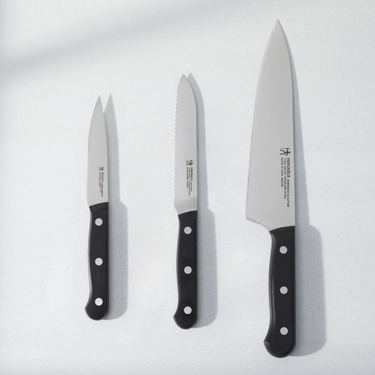 Henckels 3pc Starter Knife Set, Everedge Solution Series