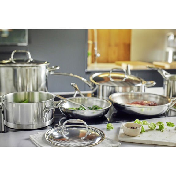 Demeyere 9pc Stainless Steel Cookware Set, Atlantis Series