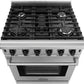 THOR Kitchen 30 in. 4.55 cu. ft. Professional Propane Gas Range in Stainless Steel, LRG3001ULP