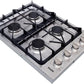 THOR 30 in. Drop-in Natural Gas Cooktop in Stainless Steel, TGC3001