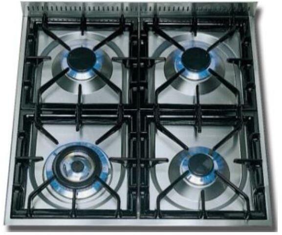 ILVE 24 in. Nostalgie Series Freestanding Single Oven Natural Gas Burner and Oven in Glossy Black with Chrome Trim, UPN60DVGGNXNG