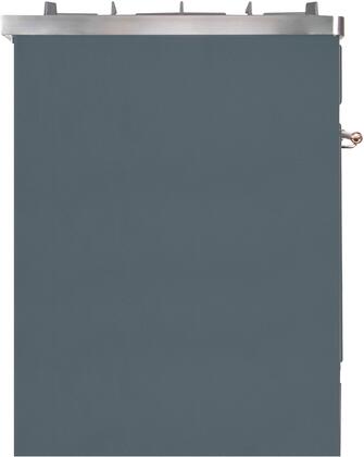 ILVE Majestic II 30" Induction Range in Blue Grey with Copper Trim, UMI30NE3BGP