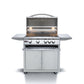 Blaze Premium LTE 32 in. 4-Burner Built-In Natural Gas Grill with Grill Cart, AP-BLZ-4LTE2-NG