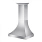 ZLINE 36 in. Designer Series DuraSnow® Stainless Finish Indoor Wall Range Hood, 8632S-36